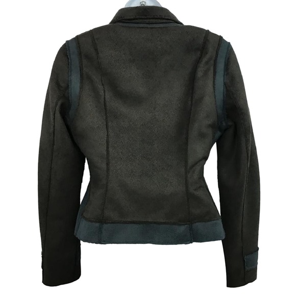 Adolfo Dominguez Faux Suede Jacket 36 - Picture 4 of 5